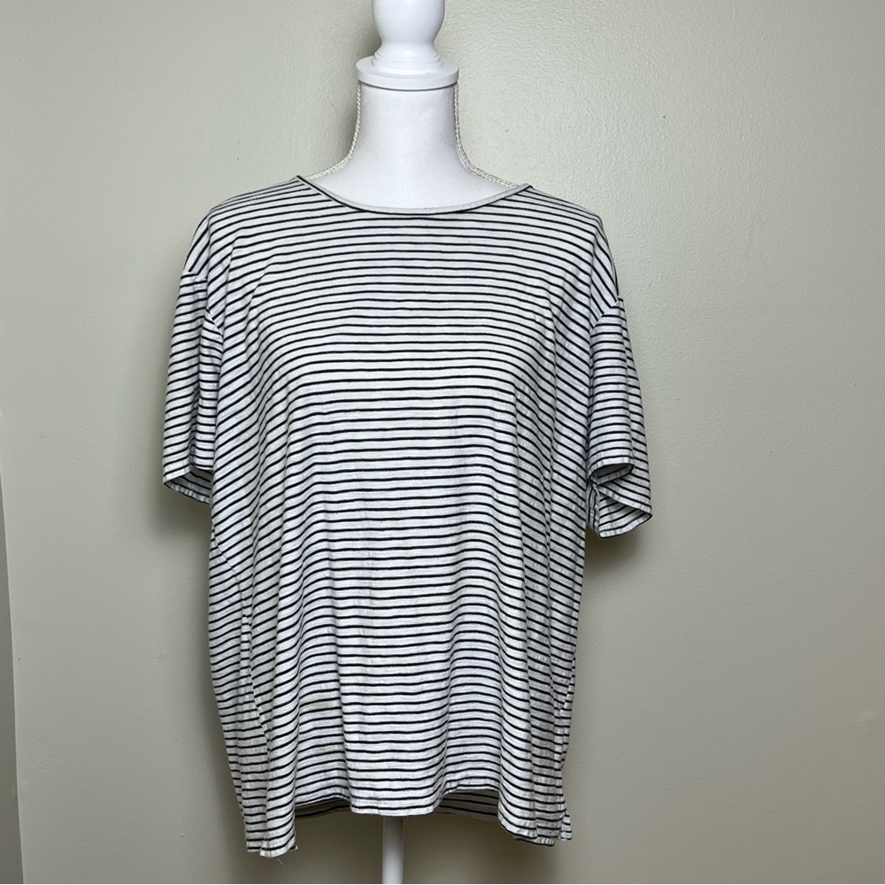 Project Social T Striped Oversized Tee - Urban Outfitters XL!